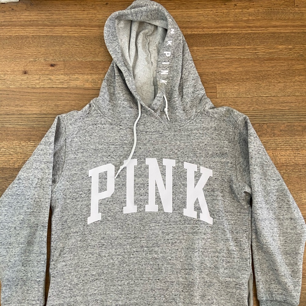 PINK gray sweatshirt